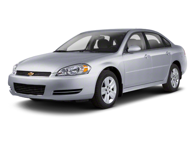 2010 Chevrolet Impala LS in Silver Ice Metallic — front three-quarter view